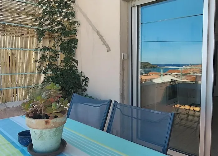 Maison Vue Mer, Terraces, Parking, Proche Port, Climatisation Semesterbostad Port Vendres